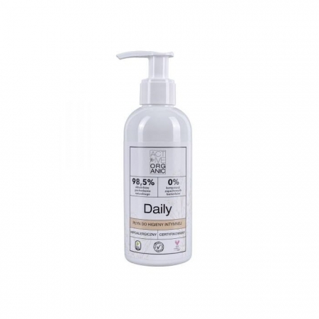 ACTIVE ORGANIC Płyn do higieny intymnej DAILY z pompką 200 ml